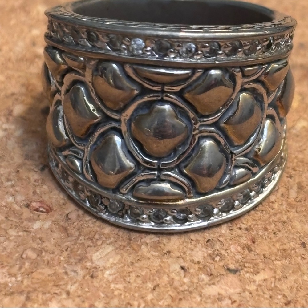 Intricate Silver Band Ring